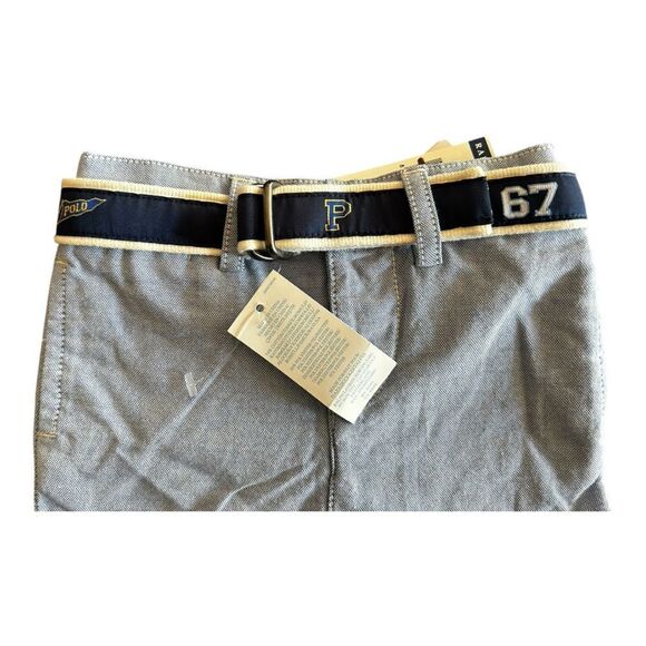 Ralph Lauren Blue Wide Leg Jeans Belt Designs - Picture 3 of 5